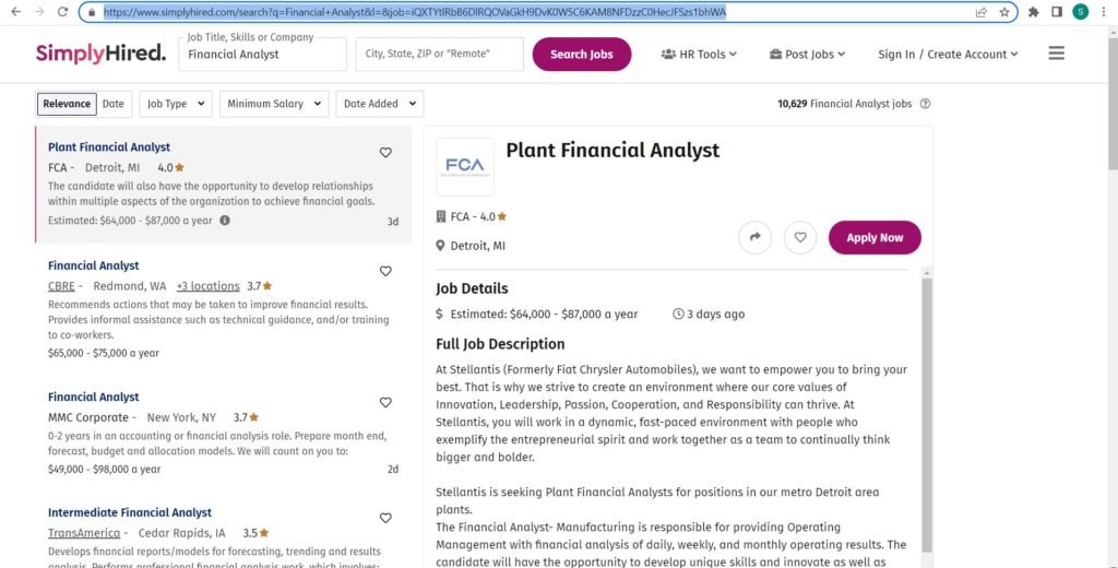 Find Your Perfect Email Marketing Job: Apply Now for Remote Opportunities How to scrape Simplyhired listings capture URL 1024x520 1